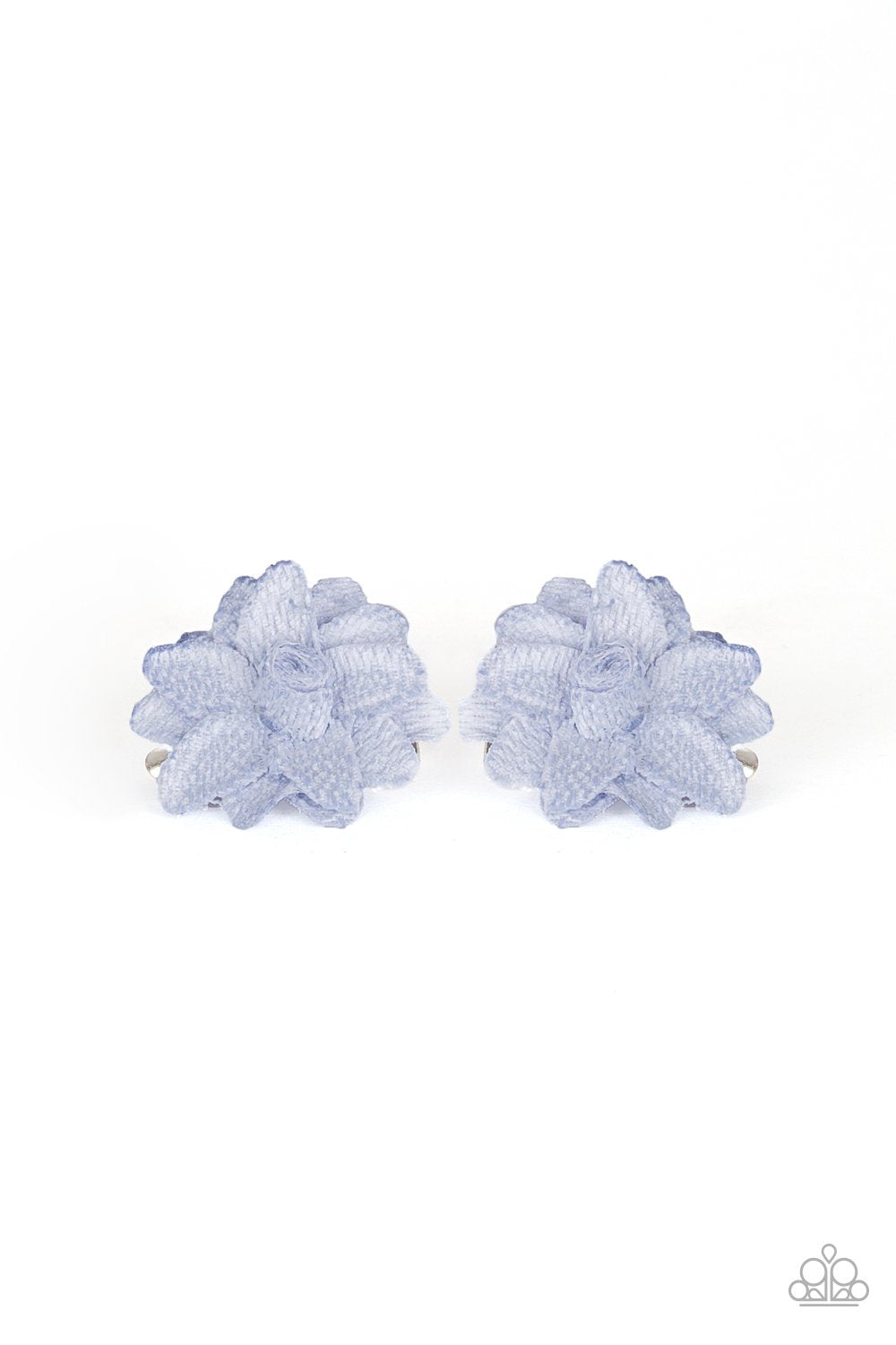 Lovely In Lilies - Blue Hair Clip - Paparazzi