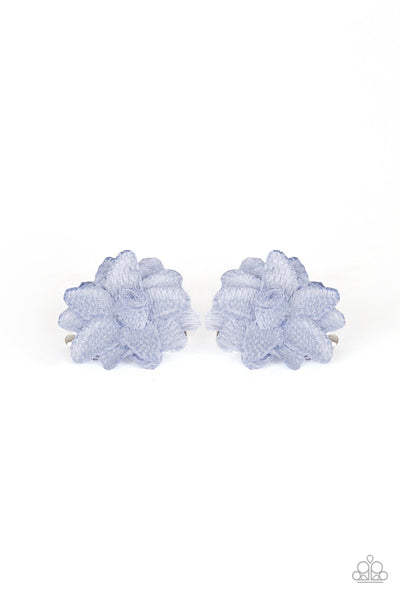 Lovely In Lilies - Blue Hair Clip - Paparazzi