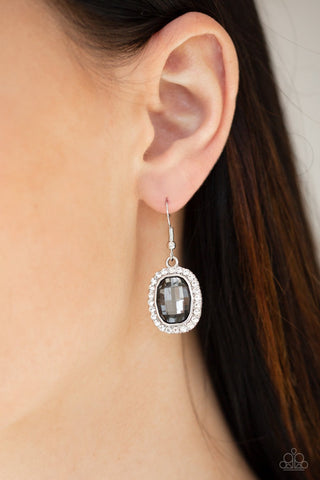 The Modern Monroe - Silver Earring - Paparazzi
