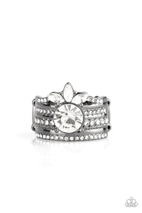 Top Dollar Bling - Black Ring - Paparazzi