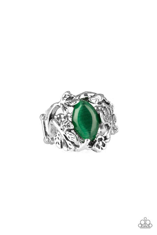 Tropical Flora - Green Ring - Paparazzi
