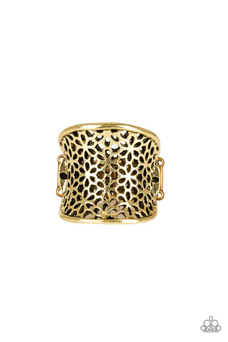 Garden Safari - Brass Ring - Paparazzi