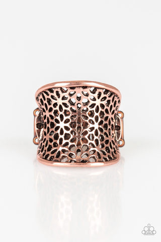 Garden Safari - Copper Ring - Paparazzi