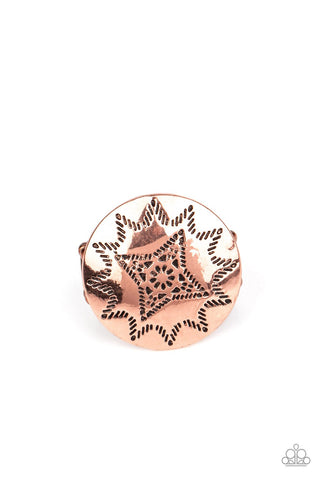 Rural Radius - Copper Ring - Paparazzi