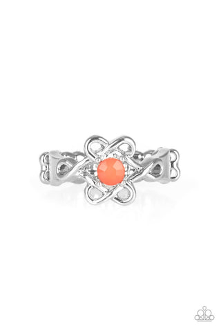 Vibrant Vibes - Orange Ring - Paparazzi