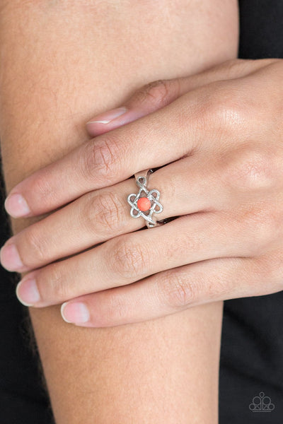 Vibrant Vibes - Orange Ring - Paparazzi