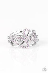 More Or FLAWLESS - Purple Ring - Paparazzi.