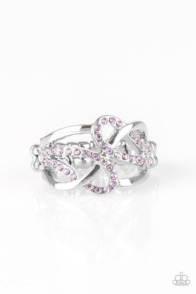 More Or FLAWLESS - Purple Ring - Paparazzi.