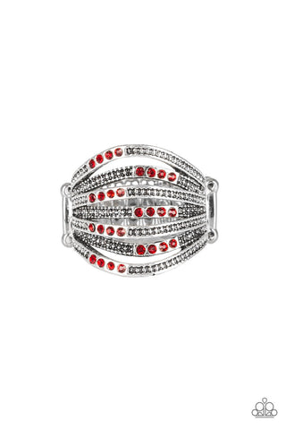 Securing My Finances - Red Ring - Paparazzi