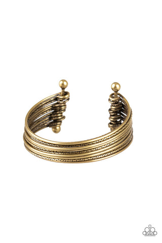 Endlessly Empress - Brass-bangles-paparazzi