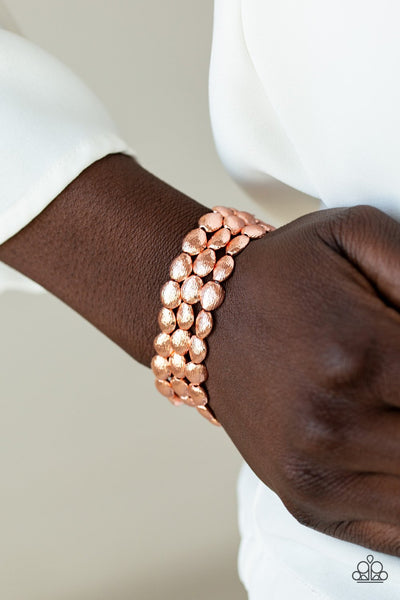 Basic Bliss - Copper beads-band-paparazzi