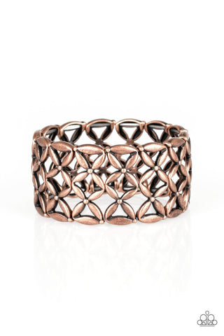 The Big BLOOM - Copper-bracelet-paparazzi