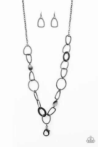 Metro Nouveau - Black Necklace - Paparazzi