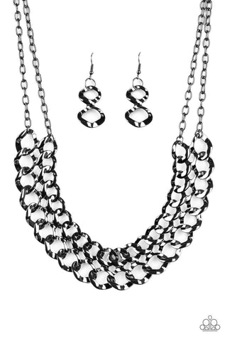 Street Meet and Greet - Black Necklace - Paparazzi