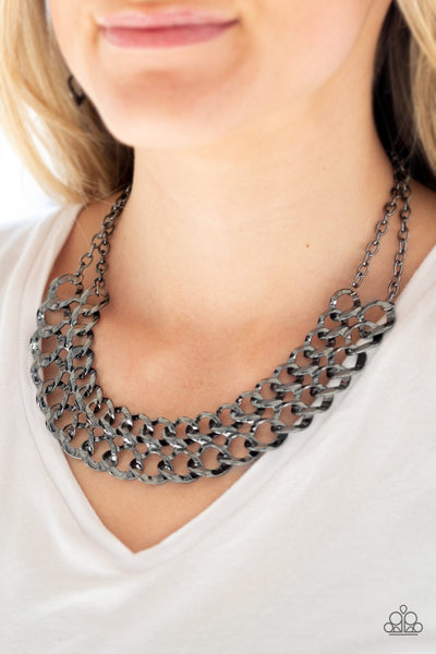 Street Meet and Greet - Black Necklace - Paparazzi