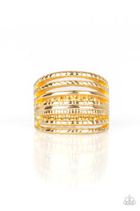 Basic Maverick - Gold Ring - Paparazzi