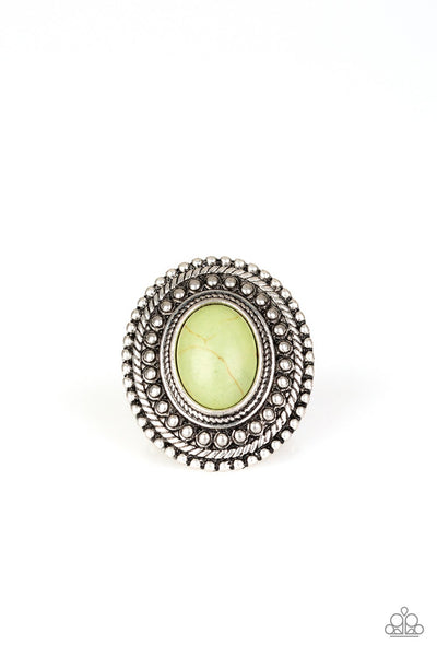 Terra Terrain - Green Ring - Paparazzi