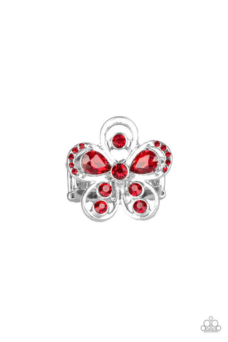 Gardens Of Grandeur - Red Ring - Paparazzi