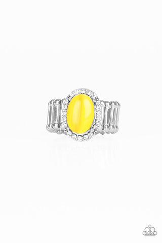 Laguna Luxury - Yellow Ring - Paparazzi