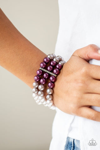 Central Park Celebrity - Purple Bracelet- Paparazzi