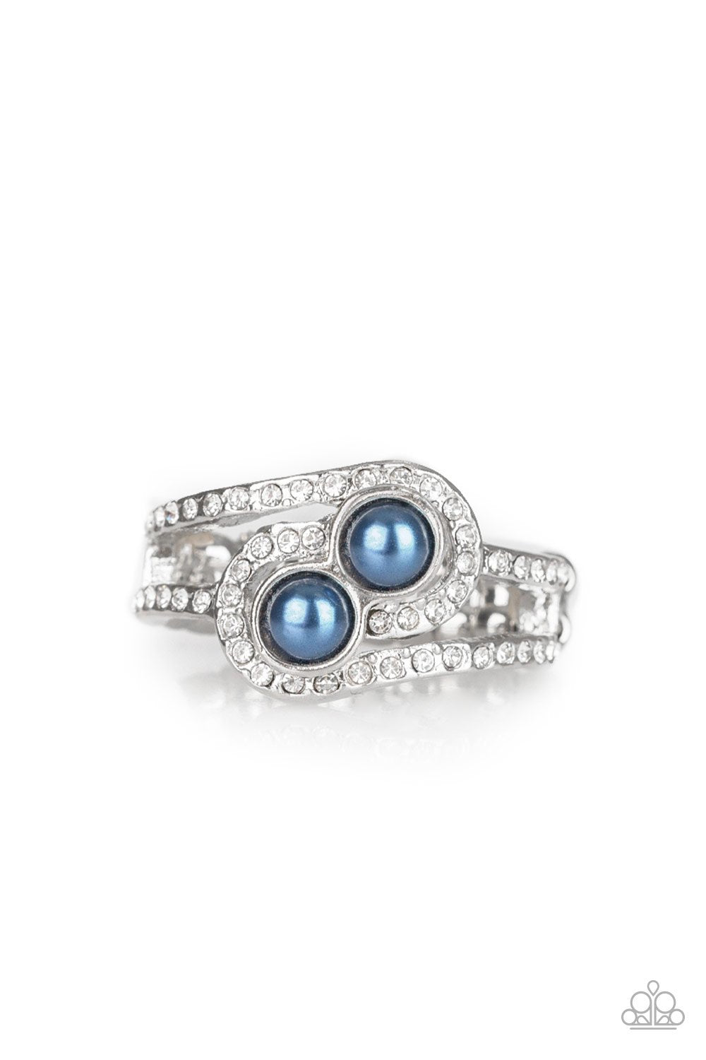 Collect Up Front - Blue Ring - Paparazzi