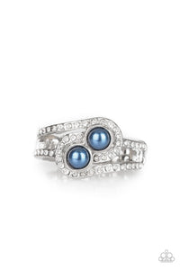 Collect Up Front - Blue Ring - Paparazzi