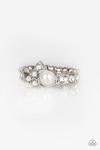 Center Stage Celebrity - White Ring - Paparazzi