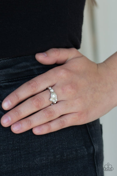 Center Stage Celebrity - White Ring - Paparazzi