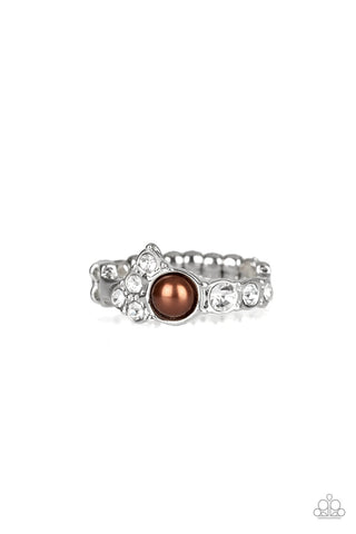 Center Stage Celebrity - Brown Ring - Paparazzi