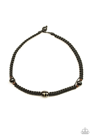 Rate Of Climb -  Urban Black Necklace - Paparazzi