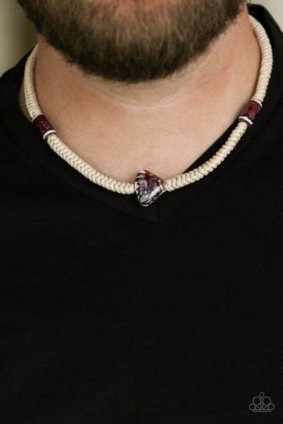 Canyon Climber - Urban Red Necklace - Paparazzi