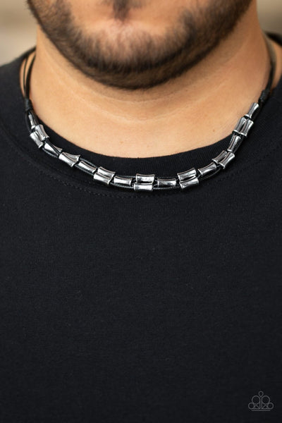 Moto Maverick - Urban Black Necklace - Paparazzi