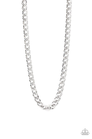 Undefeated - Urban Silver Necklace - Men's - Paparazzi