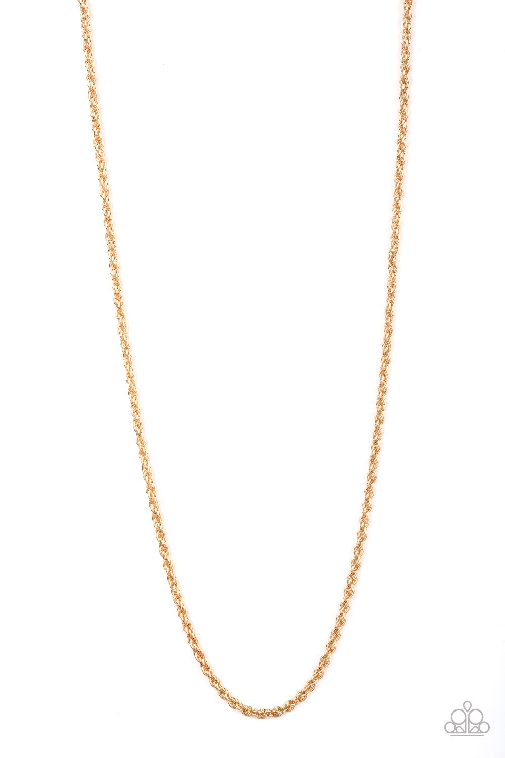 The Go-To Guy - Urban Gold Necklace - Men's - Paparazzi