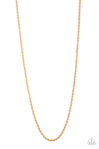 The Go-To Guy - Urban Gold Necklace - Men's - Paparazzi