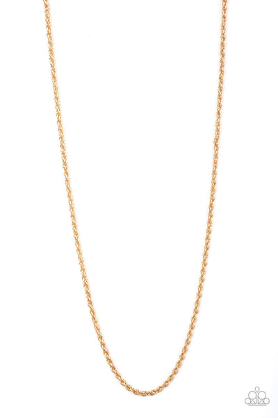 The Go-To Guy - Urban Gold Necklace - Men's - Paparazzi
