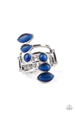 Wraparound Radiance - Blue Ring - Paparazzi