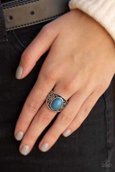 Lets Take It From The POP - Blue Ring - Paparazzi