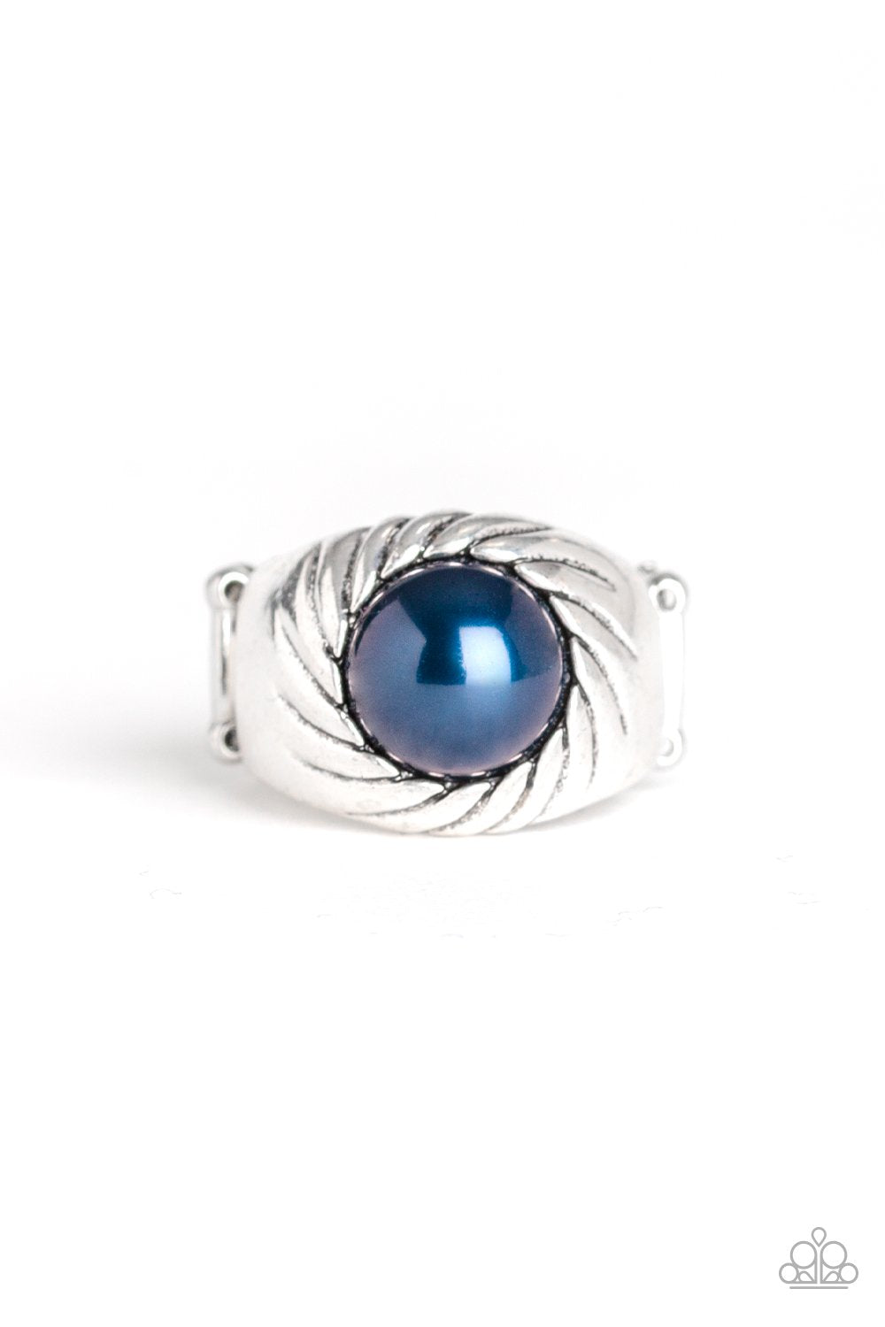Wall Street Whimsical - Blue Ring - Paparazzi