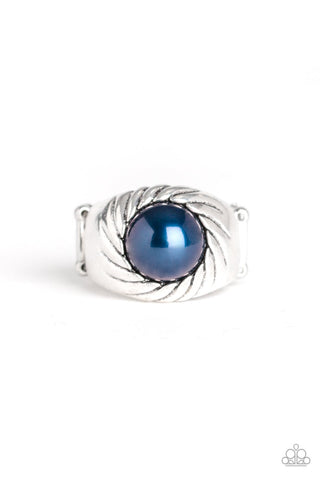 Wall Street Whimsical - Blue Ring - Paparazzi
