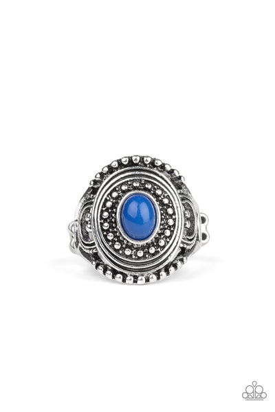 Oasis Moon - Blue Ring - Paparazzi