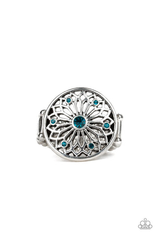 Mandala Magnificence - Blue Ring - Paparazzi