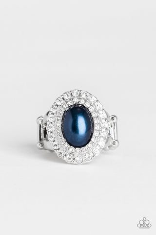 Sprinkle On The Shimmer - Blue Ring - Paparazzi