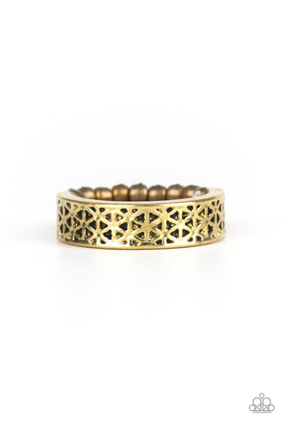 FLOWERBED and Board - Brass Ring - Paparazzi