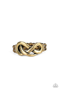 Infinitely Industrial - Brass Ring - Paparazzi