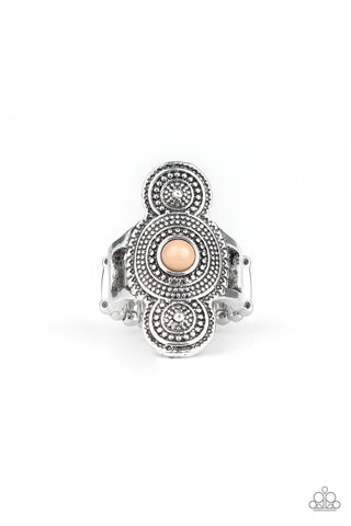 Desert Mandalas - Brown Ring - Paparazzi