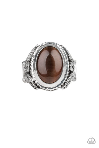 Deep Freeze - Brown Ring - Paparazzi