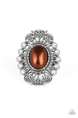 Radiantly Regal - Brown Ring - Paparazzi