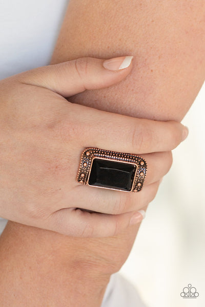 Very HEIR-descent - Copper Ring - Paparazzi