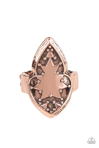 Tribal Ware - Copper Ring - Paparazzi